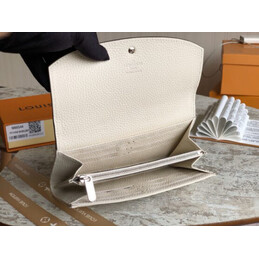 Replica Louis Vuitton White Monogram Iris Wallet