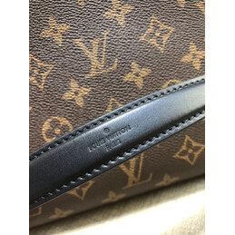 Replica Louis Vuitton Brown Monogram Black Trim Surene MM