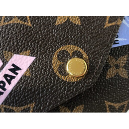 Replica Louis Vuitton Brown Monogram Japan Patch Sarah Wallet