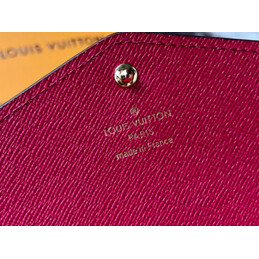 Replica Louis Vuitton Brown Monogram Los Angeles Patch Sarah Wallet