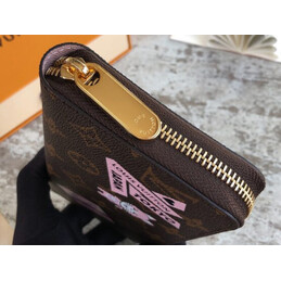 Replica Louis Vuitton Brown Monogram Japan Patch Zippy Wallet