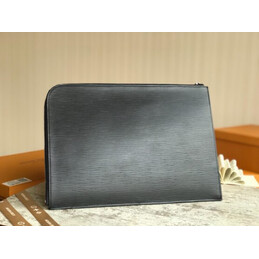 Replica Louis Vuitton Gray Epi Leather Pochette Jour GM