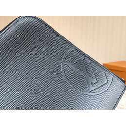 Replica Louis Vuitton Gray Epi Leather Pochette Jour GM