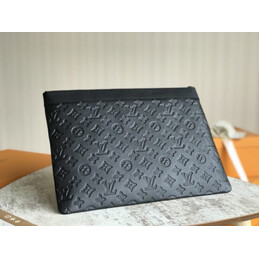 Replica Louis Vuitton Black Monogram Eclipse Discovery Pochette