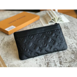 Replica Louis Vuitton Black Monogram Eclipse Discovery Pochette PM