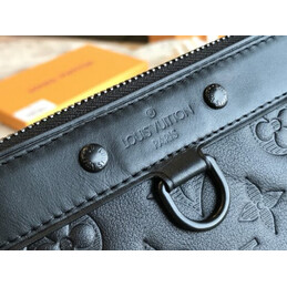 Replica Louis Vuitton Black Monogram Eclipse Discovery Pochette PM
