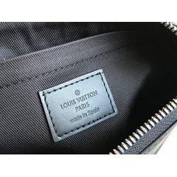 Replica Louis Vuitton Black Monogram Eclipse Discovery Pochette PM