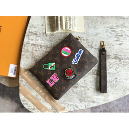 Replica Louis Vuitton Brown Monogram Multicolor Graphic City Pouch