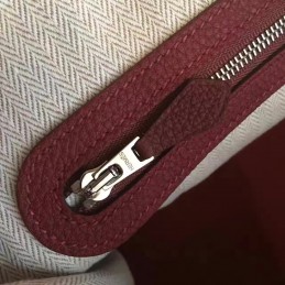 Replica Hermes Burgundy Garden Party 30 Bag