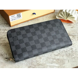 Replica Louis Vuitton Damier Graphite Zippy Organizer Wallet - Style 2