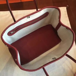 Replica Hermes Burgundy Garden Party 30 Bag