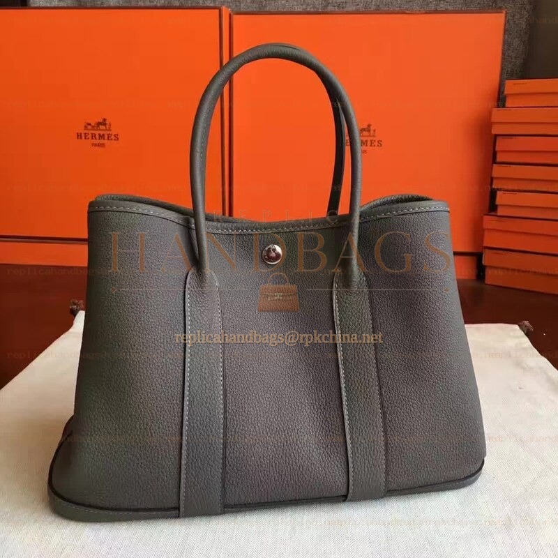 Replica Hermes Gray Garden Party 30 Bag