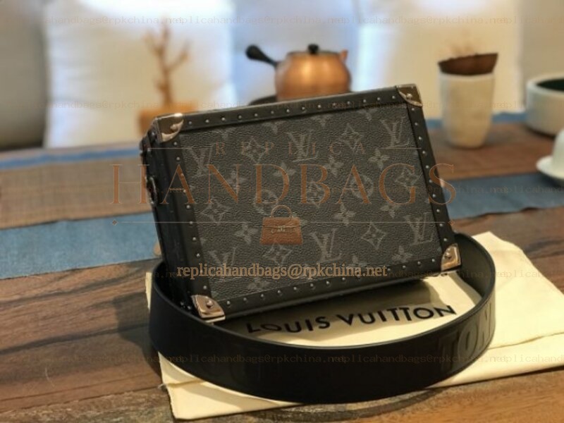 Replica Louis Vuitton Brown Monogram Soft Trunk Messenger