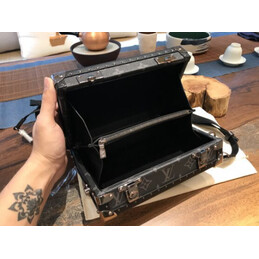 Replica Louis Vuitton Brown Monogram Soft Trunk Messenger