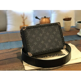 Replica Louis Vuitton Brown Monogram Soft Trunk Messenger