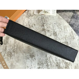Replica Louis Vuitton Black Epi Leather Pochette Voyage MM