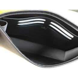 Replica Louis Vuitton Black Epi Leather Pochette Voyage MM