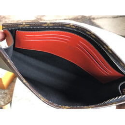 Replica Louis Vuitton Olive Green Epi Leather Pochette Voyage MM