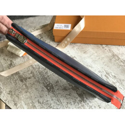 Replica Louis Vuitton Blue Epi Leather Pochette Voyage MM