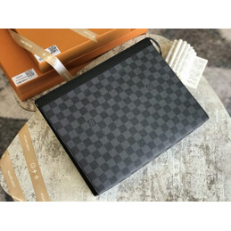 Replica Louis Vuitton Damier Graphite Pochette Voyage MM
