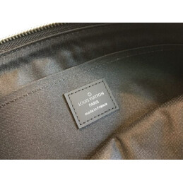 Replica Louis Vuitton Black Monogram Eclipse Discovery Pochette Wristlet