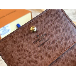 Replica Louis Vuitton Brown Monogram Enveloppe Carte De Visite