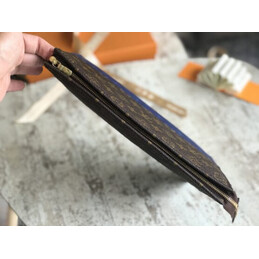 Replica Louis Vuitton Brown Monogram Blue Gradient Pochette Voyage MM