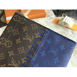 Replica Louis Vuitton Brown Monogram Blue Gradient Pochette Voyage MM