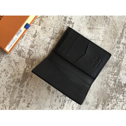 Replica Louis Vuitton Black Patchwork Pocket Organizer