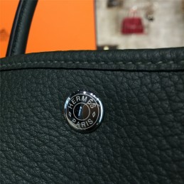 Replica Hermes Dark Green Garden Party 30 Bag