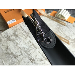 Replica Louis Vuitton Damier Graphite Travel Patch Pochette Voyage MM