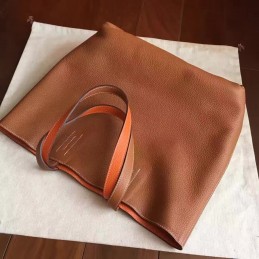 Replica Hermes Tan Double Sens 45 Bag