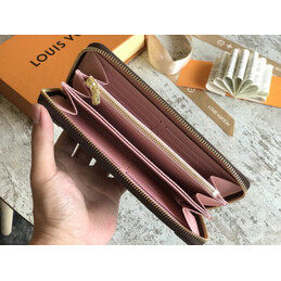 Replica Louis Vuitton Brown Monogram Dog Graphic Zippy Wallet