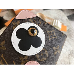 Replica Louis Vuitton Brown Monogram Dog Graphic Zippy Wallet