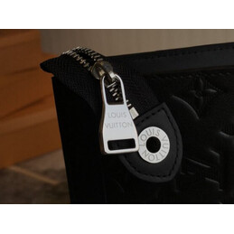Replica Louis Vuitton Black Embossed Monogram Pochette Voyage MM