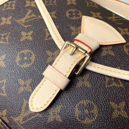 Replica Louis Vuitton Brown Monogram Pale Pink Trim Bel Air