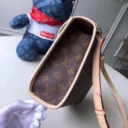 Replica Louis Vuitton Brown Monogram Pale Pink Trim Bel Air