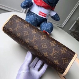 Replica Louis Vuitton Brown Monogram Pale Pink Trim Bel Air