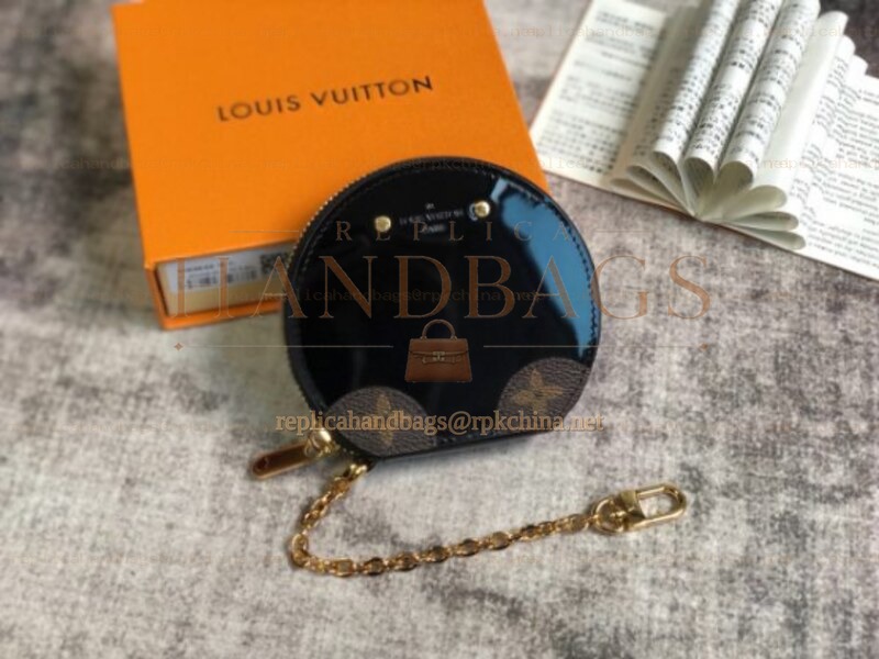 Replica Louis Vuitton Black Lacquer Monogram Micro Boite Chapeau