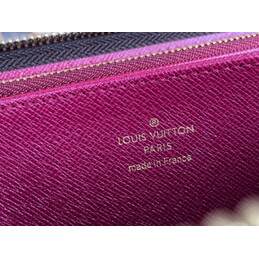 Replica Louis Vuitton Brown Monogram London Patch Zippy Wallet
