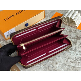 Replica Louis Vuitton Brown Monogram London Patch Zippy Wallet