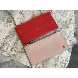 Replica Louis Vuitton Pale Pink Red White Stripe Felicie Pochette