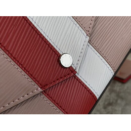 Replica Louis Vuitton Pale Pink Red White Stripe Felicie Pochette