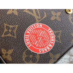Replica Louis Vuitton Brown Monogram Panda Patch Felicie Pochette