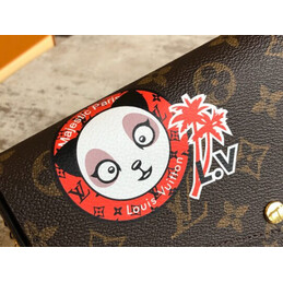 Replica Louis Vuitton Brown Monogram Panda Patch Felicie Pochette
