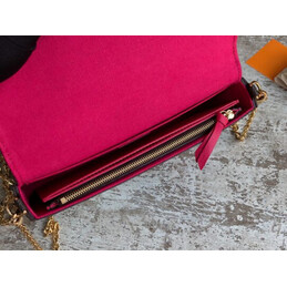 Replica Louis Vuitton Brown Monogram Black Graphic Felicie Pochette