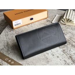 Replica Louis Vuitton Black Epi Leather Brazza Wallet