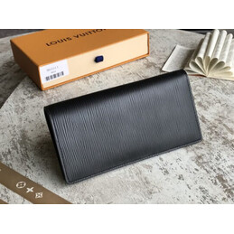 Replica Louis Vuitton Black Epi Leather Brazza Wallet