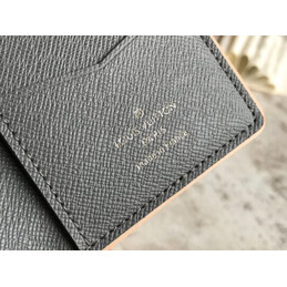 Replica Louis Vuitton Gray Monogram Shadow Pocket Organizer