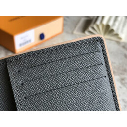Replica Louis Vuitton Gray Monogram Shadow Pocket Organizer